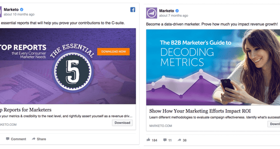 Facebook Ads inspiration - facebook ad design